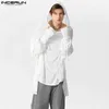 Sweats à capuche pour hommes Sweatshirts Mode Style décontracté Tops 2024 Hommes Solide All-match Thimble Hoodies Beau Mâle Cordon À Manches Longues À Capuche S-5XL 24328