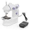 Machines Sewing Machine Night Lamp Two Thread Kit Electric Mini Portable Household Have Foot Pedal Straight Line Hand Table