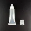 Lagringsflaskor 1/3/5st 10 ml läppglansrör Mjuk smink Squeeze Sub-Bottling Clear Plastic Tube Container Tools Tools