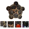 Candle Holders Supplies Pentagram Candlestick Table Tray Star Resin Desktop Candleholder