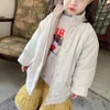 Down Coat Winter Fashion Boys And Girls Solid Warm Cotton Jackets 2024 Korean Style Casual Loose Thicken Parkas Toddler Kids