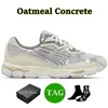 Дизайнерская обувь Gel NYC Кроссовки Кроссовки Oatmeal Concrete Navy Steel Obsidian Grey Cream White Black Ivy Outdoor Trail мужская обувь b7Ug #