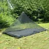 Outdoor Camping Black Mosquito Net Lightweight Portable Mosquito Tent Outdoor Mosquito Bar Tent Family Size S L 240315