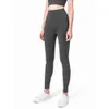 Pantaloni fitness LL Pantaloni da yoga LL firmati da donna Primavera/estate Vita alta Nude Nessuna traccia Pantaloni da yoga per l'anca con sollevamento Pantaloni attillati e ad asciugatura rapida Pantaloni sportivi da corsa attillati 886