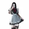 women Girls Lolita Uniform Outfits Halen Roleplay Costumes Maid Dr Cosplay Sexy Lingerie Late Night French Maid Costume w1sD#