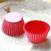 Moules de cuisson 1000pcs Mini Chocalate Cupcake Doublures Anti-huile Papier Tasse Muffin Gâteau Cas Solide Couleur Décoration Accessoires