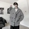 syuhgfa Elgance Männliche Blazer Zweireiher Anzug Mantel Koreanischen Stil Hübsche Wolle Windjacke Fi Herbst Winter Kleidung 18WW #