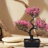 Decorative Flowers Fake Trees Artificial Potted Plant Office Garden Pots Outdoor Plastic Simulation Green Plants