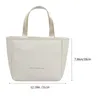 Dinnerware Lunch Bag Bento Insulated Wear-resist Large For Women Aluminum Foil Cute Bags White Tote Miss