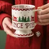 Кружки рождественские, ручная роспись, японская керамическая кружка, кофейная чашка, домашняя вода, детская пара, креативный сок, овсянка, подарки