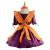 S - 3xl 4xl 5xl Woman Bat Vampire Halen Costumes Maid Dr Cosplay Orange Pumpkin Costume Dr Party Maid Outfits v8fc#