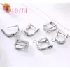 Hoop Earrings DIY Jewelry Findings 925 Sterling Silver Mark Fashion Design Hollow High Quality Women Accessories