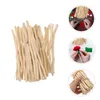 Dekorativa blommor 50 datorer Flower Vase Wood Sticks For Crafts Natural Log Crafting Christmas Diy Accessory Twigs