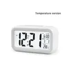 1/2st Desk Digital Clock Table Electronic Clock Sound Control Backlight 12/24 Alarm Clock Ringtones Sovrum Bedside Kids Home 240326
