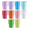 4/6/10pcs Tumbler Design Shot 2oz Insulated Stainless Steel Drinking Cups with Lids Straws - Perfect for Home, Bar, Pub, Club & Restaurant Use