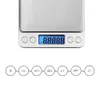 Weighing Scales Wholesale 500G X 0.01G 1000G 0.1G Digital Pocket Scale 1Kg-0.1 1000G/0.1 Jewelry Electronic Kitchen Weight Drop Delive Otso1