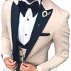 Ny FI -dräkt Homme Peak Lapel Men's Suit 2024 Brudgum Wedding Jacket Busin Dr 3 -del Slim Fit Tuxedo Traje Hombre M6ZF#