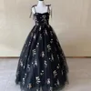 Luxury Floral Embroidery Long Prom Evening Wedding Shooting Dresses Women 2024 Summer Party Formal Ocns Reception Dress 240328