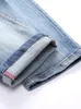 Jeans para hombre Ropa retro Medio BearHip Hop Street Denim Distred D Efecto Casual Fi Pantalones Plus Tamaño R8AP #