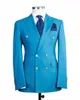 jacka+byxor fi chic streetwear 2 bit brudgum tuexdos för bröllop formell prom kostym party afton blazer skräddarsydd l6wx#