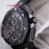 Джентльмены AP Наручные часы Royal Oak Offshore 26400AU Мужские часы Черное керамическое кольцо из кованого углерода Автоматические машины Швейцарские спортивные часы Всемирно известные часы