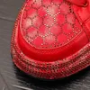 Baskets de luxe à strass brillants pour hommes, chaussures décontractées à plateforme, tendance, Version coréenne, chaussures de sport classiques à semelle épaisse, chaussures plates de rue 1H1