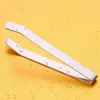 1 Pieces Fish Bone Tweezers, Stainless Steel Flat and Slant Tweezers Pliers Remover Tool (4.6") Kitchen Gadgets Tools