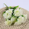 Dekorativa blommor Fake Carnation Artificial 11 Heads Alla tillfällen Blomma Bunch Centerpiece For Wedding Home Decor