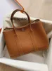 Totes Handbag L Handmade Wax Thread New Tote Head Layer Cowhide Garden 30/36cm Classic Handheld Garden Bag