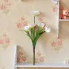 Simulering Phalaenopsis Blomma Silk Artificial Decoration Real Touch Flower Wedding Orchid Floral Christmas Party Decorative Flowers S