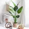 Decorative Flowers Wedding Decor Large Greenery Living Room Artificial Palm Fake Plant Home Decoration Faux Banana Tree