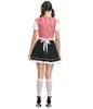 Traditi Alemão Wench Dirndl Dr Baviera Oktoberfest Costume Beer Maid Cosplay Fancy Dr G4FY #