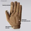 Gants tactiques HSSEE nouveaux hommes de haute qualité en caoutchouc doigt complet moto extérieur mâle cadeau YQ240328