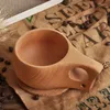 Tasses nouveauté tasse en bois cadeau table de table en bois thé / lait / petit-déjeuner tasse de café