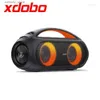 Портативные колонки 80 Вт XDOBO Vibe Plus Bluetooth-динамик Беспроводная звуковая панель BT5.0 Power Bank TWS Sound Box Бумбокс Музыкальный аудиоплеер Q240328