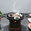 Verktyg en-person japansk mini BBQ Grill spis hem rökfri grill utomhusugn grillar bärbar camping