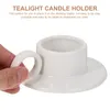 Candle Holders Exquisite Holder Ceramic Tealight Kitchen Home Decor Mug Modeling Candlestick Taper