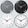 Clocks 12inch Modern Simple Wall Candy Color Clock Mute Living Room Clock Wall Mounted Clock For Home New Wall Clock Home Decoration