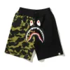 Novo um banho ap metade camo tubarão suor shorts masculino tubarão wgm