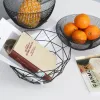 Baskets Metal Fruit Vegetable Storage Bowls Kitchen Eggs Baskets Holder Nordic Minimalism