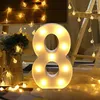 Decorative Figurines 1/2PCS Unique Led Symbol Light Creative Design Number Lamp Easy To Use 0-9 Digit Symbolic Eye-catching