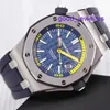 Timeless AP Wristwatch Royal Oak Series 15710st.OO STAL AUTOMATYCZNY Straż mechaniczny Business Men's Watch 42 mm A027CA.01/ Blue Face