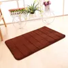 Tapis de bain lavables pour porte de salle de bain, corail, lit simple, sol à mémoire de forme, intérieur