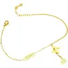 Anklets Stainless steel initial letter H-neck gold womens summer beach accessories body chain giftL2403