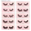 False Eyelashes Wholesale project bulk eyelashes 10/50/100 pieces handmade soft drama 3D mint eyelashes fluffy natural false eyelashes supplier24327