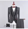 nuovi abiti da uomo sposo abito da sposa blazer set 3 pezzi personalizzati busin casual homme smoking elegante giacca + pantaloni + gilet u4i7 #