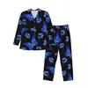 Startseite Kleidung Floral Butterfly Graphic Nachtwäsche Frühling Schmetterlinge Vintage Patchwork Retro Übergroße Pyjama-Sets Herren-Schlaf-Design-Nachtwäsche