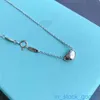 Originele 1to1 merklogo designer ketting dames puur zilver 925 acacia zilveren bonen Tiffancy ketting met echt logo Prachtig cadeau voor haar met origineel Tiffin-logo