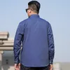 Plus Size 5XL 6XL 7XL 8XL 9XL 10XL 12XL mannen Denim Shirt Casual Lg Mouw Jeans Shirt Mannelijke oversize Merk Kleding D08I #