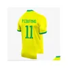Fotbollströjor 2022 2023 Brasil Brasils Vini Jr Raphinha Jesus Br G Camiseta de Futbol Martinelli Football Shirt Casemiro Antony Men K OT4IV